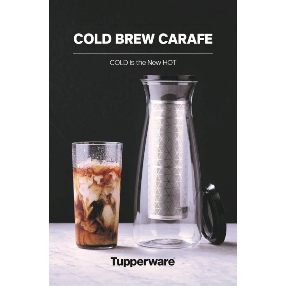 Tupperware Cold Brew Coffee Carafe - Tea Loose Leaf or Tea Bags - Coffee NWT - Picture 6 of 7